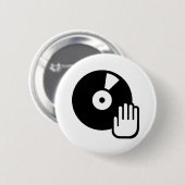 Badge Rond 5 Cm Tourne-disque (Devant & derrière)