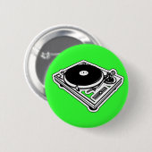 Badge Rond 5 Cm Tourne-disque (Devant & derrière)