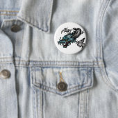 Badge Rond 5 Cm Tourner du dragon (En situation)