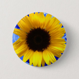 Badge Rond 5 Cm Tournesol