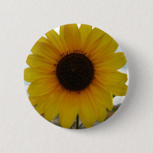 Badge Rond 5 Cm tournesol