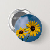 Badge Rond 5 Cm Tournesol (Devant & derrière)