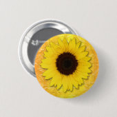 BADGE ROND 5 CM TOURNESOL (Devant & derrière)