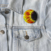 Badge Rond 5 Cm Tournesol (En situation)