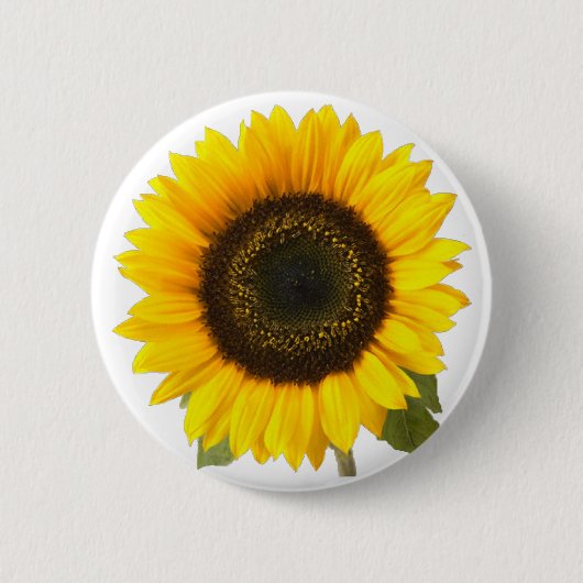 Badge Rond 5 Cm Tournesol (Devant)