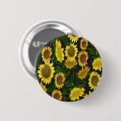 Badge Rond 5 Cm Tournesol (Devant & derrière)