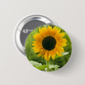 Badge Rond 5 Cm Tournesol (Devant & derrière)