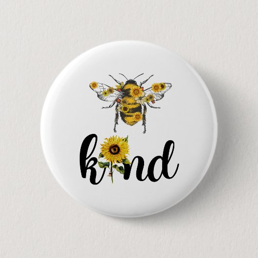 Badge Rond 5 Cm Tournesol Abee (Devant)