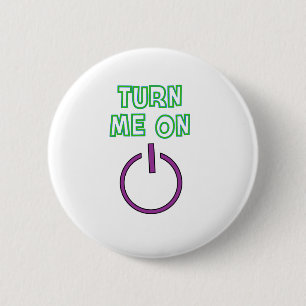 Badge Rond 5 Cm Tournez-moi sur drôle