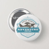 Badge Rond 5 Cm Tours d'aventure de l'oncle Hoss (Devant & derrière)