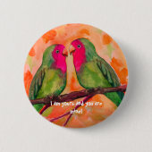 Badge Rond 5 Cm tourterelle (Devant)