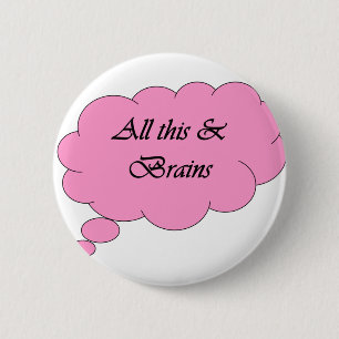 Badge Rond 5 Cm Tous ce et cerveaux