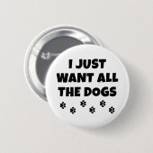 Badge Rond 5 Cm Tous Les Chiens (Devant & derrière)
