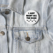 Badge Rond 5 Cm Tous Les Chiens (En situation)