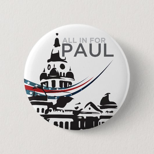 Badge Rond 5 Cm Tous pour Paul - bouton de tribunal (Devant)