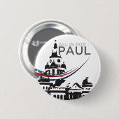Badge Rond 5 Cm Tous pour Paul - bouton de tribunal (Devant & derrière)