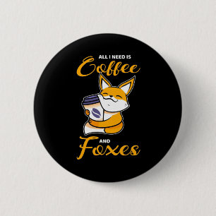 Badge Rond 5 Cm Tout Ce Dont J'Ai Besoin, C'Est Du Café Et Des Ren