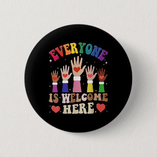 Badge Rond 5 Cm Tout Le Monde Est Le Bienvenu Ici Dans L'Idaho Ens