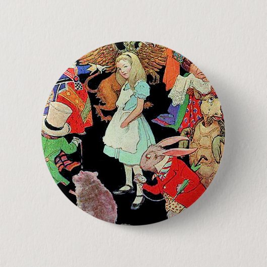 Badge Rond 5 Cm Tout simplement, Madly Alice (Devant)