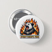 Badge Rond 5 Cm Tout va bien (Devant & derrière)