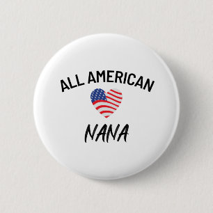 Badge Rond 5 Cm Toute l'Amérique Nana