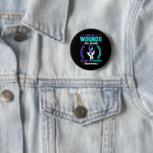 Badge Rond 5 Cm Toutes les blessures ne sont pas visibles Préventi (En situation)
