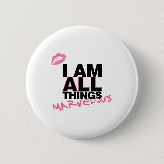 Badge Rond 5 Cm Toutes les choses blanches (Devant)