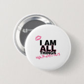 Badge Rond 5 Cm Toutes les choses blanches (Devant & derrière)