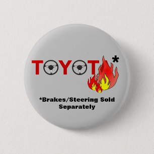 Badge Rond 5 Cm Toyota : Freins/direction vendue séparément