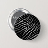 Badge Rond 5 Cm Tracées SpaceTime arrachées - Noir/Blanc (Devant & derrière)