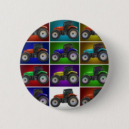 Badge Rond 5 Cm tracteur (Devant)