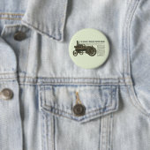 BADGE ROND 5 CM TRACTION DES MOTEURS À VAPEUR EXPLOITATION FERME D (En situation)