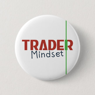 Badge Rond 5 Cm Trader Mindset – Discipline, Focus, Trading Psycho