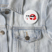 Badge Rond 5 Cm Trage Deutschland im Herzen d'Ich (En situation)