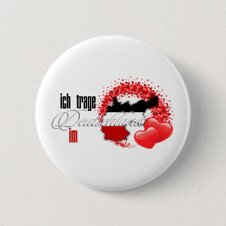 Badge Rond 5 Cm Trage Deutschland im Herzen d'Ich