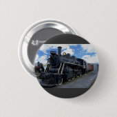 Badge Rond 5 Cm Train antique (Devant & derrière)