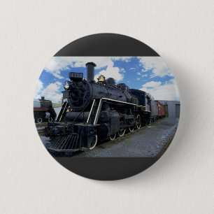 Badge Rond 5 Cm Train antique