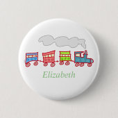 Badge Rond 5 Cm Train Cute Toy (Devant)