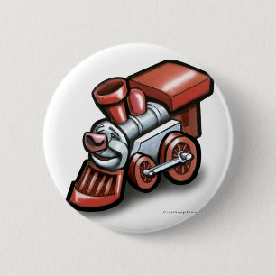 Badge Rond 5 Cm Train de jouets