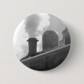 BADGE ROND 5 CM TRAINS À VAPEUR (Devant)
