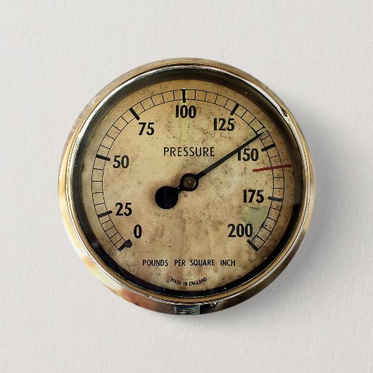 BADGE ROND 5 CM TRAINS À VAPEUR (Devant)