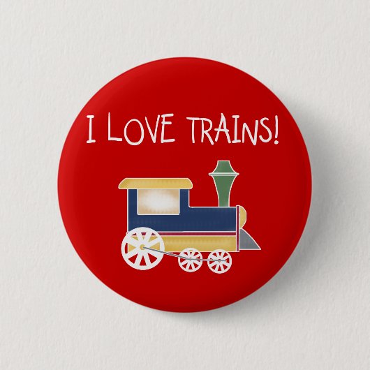 BADGE ROND 5 CM TRAINS D'AMOUR (Devant)