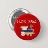 BADGE ROND 5 CM TRAINS D'AMOUR (Devant & derrière)