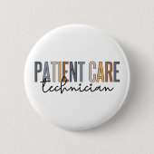 Badge Rond 5 Cm Traitement des patients Technicien Dons PCT (Devant)