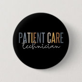 Badge Rond 5 Cm Traitement des patients Technicien Dons PCT (Devant)