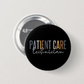 Badge Rond 5 Cm Traitement des patients Technicien Dons PCT (Devant & derrière)