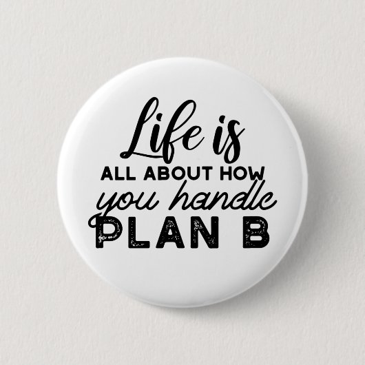 Badge Rond 5 Cm Traiter les devis du plan B (Devant)