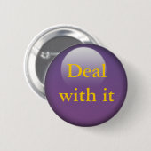 Badge Rond 5 Cm Traitez-en, Jelly Buttons (Devant & derrière)