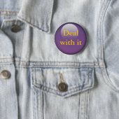 Badge Rond 5 Cm Traitez-en, Jelly Buttons (En situation)