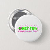 Badge Rond 5 Cm Traits de cogneur (Devant & derrière)